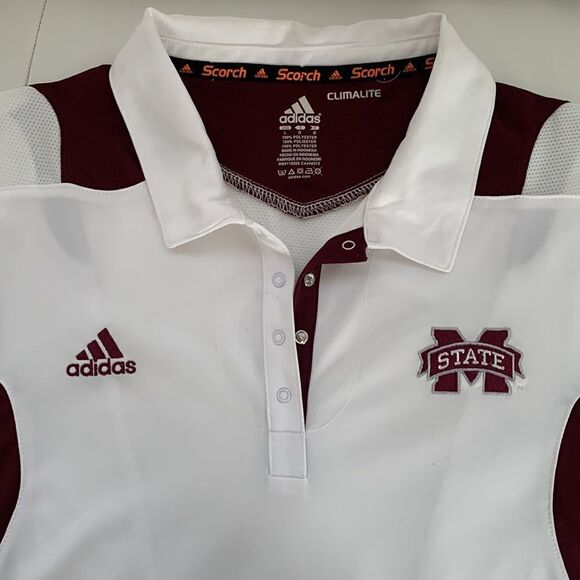 Women’s Adidas Scorch Climalite Polo Shirt Size L - Picture 3 of 7
